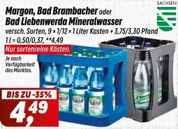 Simmel Margon, Bad Brambacher oder Bad Liebenwerda Mineralwasser Angebot