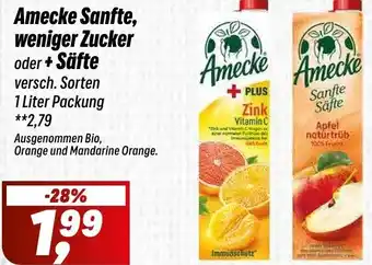 Simmel Amecke Sanfte, weniger Zucker oder + Säfte Angebot