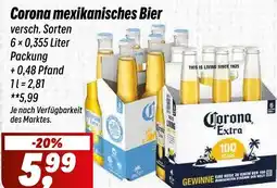 Simmel Corona mexikanisches Bier Angebot