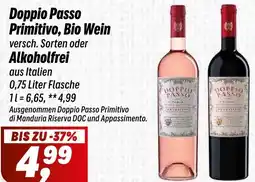 Simmel Doppio Passo Primitivo, Bio Wein oder Alkoholfrei Angebot