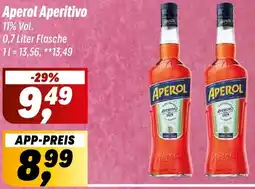 Simmel Aperol Aperitivo Angebot