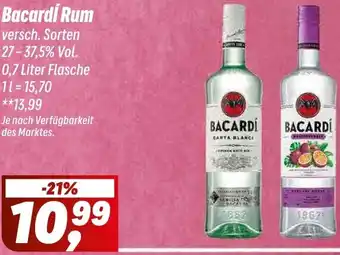 Simmel Bacardi Rum Angebot