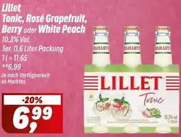 Simmel Lillet Tonic, Rosé Grapefruit, Berry oder White Peach Angebot