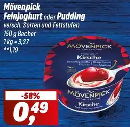Simmel Mövenpick Feinjoghurt oder Pudding Angebot