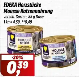 Simmel EDEKA Herzstücke Mousse Katzennahrung Angebot