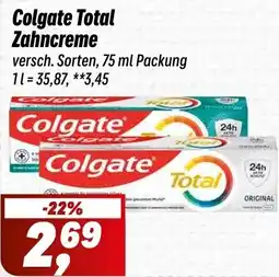 Simmel Colgate Total Zahncreme Angebot