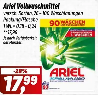 Simmel Ariel Vollwaschmittel Angebot