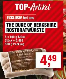 Handelshof The duke of berkshire rostbratwürste Angebot