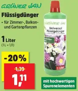 Thomas Philipps GRÜNER JAN Flüssigdünger Angebot