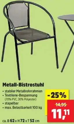 Thomas Philipps Metall-Bistrostuhl Angebot
