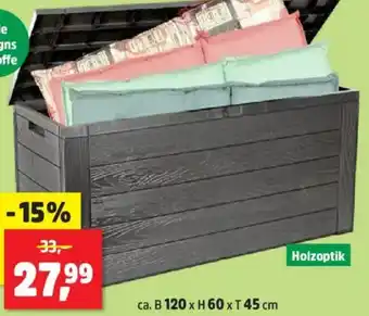Thomas Philipps Gartenkissenbox ,,Woody" Angebot