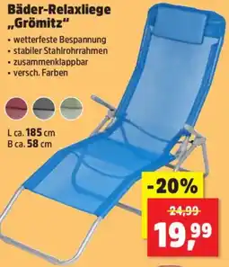 Thomas Philipps Bäder-Relaxliege ,,Grömitz" Angebot