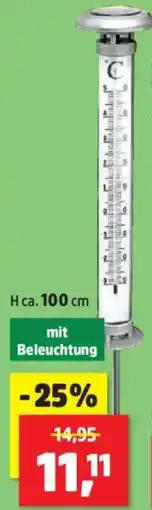 Thomas Philipps Solar Außenthermometer XXL Angebot