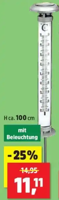 Thomas Philipps Solar Außenthermometer XXL Angebot