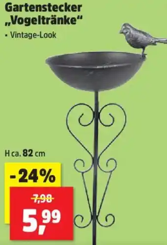 Thomas Philipps Gartenstecker „Vogeltränke“ Angebot