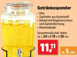 Thomas Philipps Getränkespender Angebot