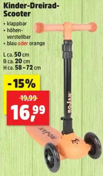 Thomas Philipps Kinder-Dreirad Scooter Angebot