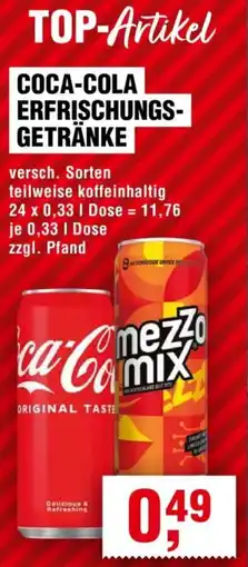 Handelshof Coca-cola erfrischungsgetränke Angebot