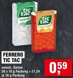 Handelshof Ferrero tic tac Angebot