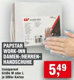 Handelshof Papstar work-inn damen-/herren handschuhe Angebot