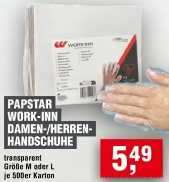 Handelshof Papstar work-inn damen-/herren handschuhe Angebot