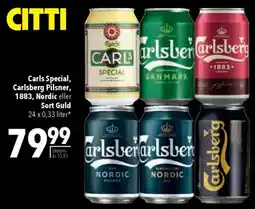 CITTI Markt Carls Special, Carlsberg Pilsner, 1883, Nordic eller Sort Guld Angebot
