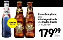 CITTI Markt Kronenbourg Blanc eller Grimbergen Blonde eller Double Ambrée Angebot