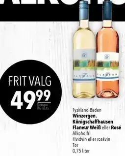 CITTI Markt Winzergen. Königschaffhausen Flaneur Weiß eller Rosé Angebot