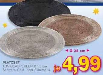 KODi Platzset Aus Glasperlen ø 35 cm Angebot