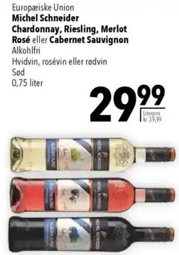 CITTI Markt Michel Schneider Chardonnay, Riesling, Merlot Rosé eller Cabernet Sauvignon Angebot