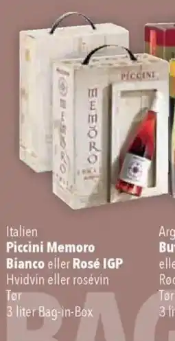 CITTI Markt Piccini Memoro Bianco eller Rosé IGP Angebot