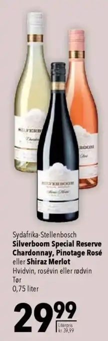 CITTI Markt Silverboom Special Reserve Chardonnay, Pinotage Rosé eller Shiraz Merlot Angebot