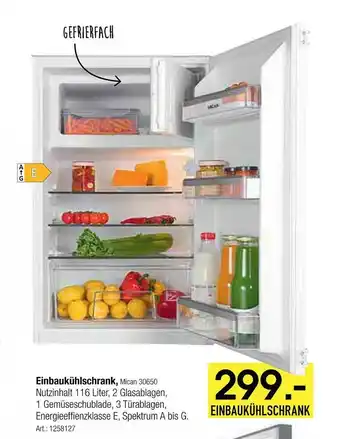 Osca Möbel Einbaukühlschrank Angebot