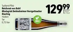 CITTI Markt Reichsrat von Buhl Økologisk Deidesheimer Herrgottsacker Riesling Angebot