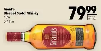 CITTI Markt Grant's Blended Scotch Whisky 40% Angebot