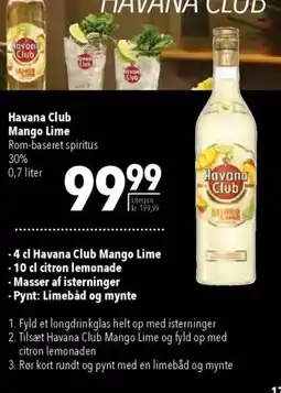 CITTI Markt Havana Club Mango Lime Angebot