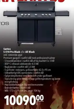CITTI Markt Santos S-518 Pro Black eller All Black Angebot