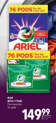 CITTI Markt Ariel All-in-1 Pods Angebot