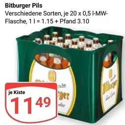 Globus Bitburger Pils Angebot