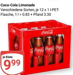 Globus Coca-Cola Limonade Angebot