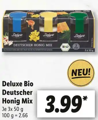 Lidl Deluxe bio deutscher honig mix Angebot