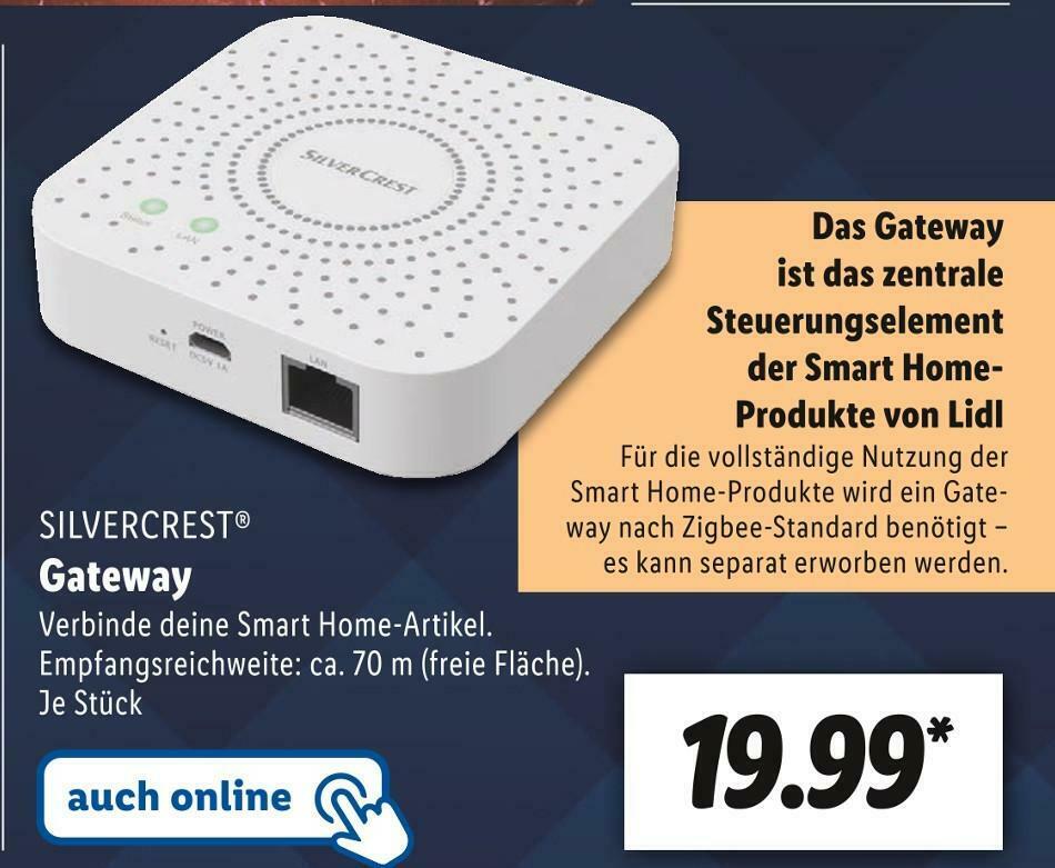 Silvercrest gateway Angebot bei Lidl