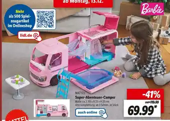 Lidl Mattel super-abenteuer-camper Angebot