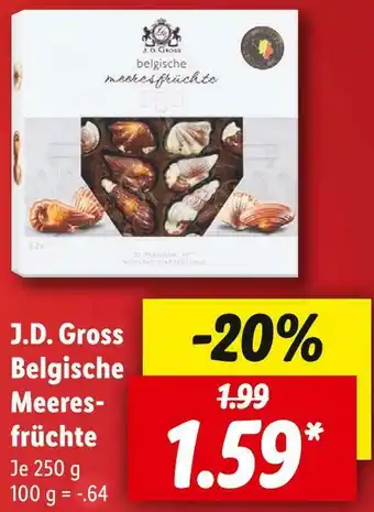 Lidl J.d. gross belgische meeresfrüchte Angebot