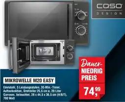 Handelshof Caso Mikrowelle m20 easy Angebot