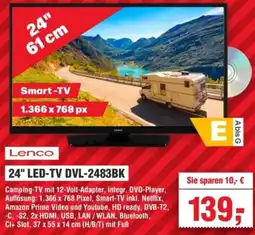 Handelshof Lenco 24" LED-TV DVL-2483BK Angebot