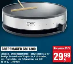Handelshof Caso Crêpemaker cm 1300 Angebot