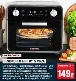Handelshof Gastroback designofen air fry & pizza Angebot