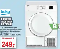 Handelshof Beko kondenstrockner DC 7130 N Angebot