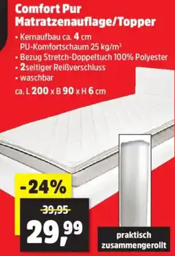 Thomas Philipps Comfort Pur Matratzenauflage/Topper Angebot
